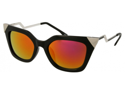 Сонцезахисні окуляри Alensa Cat Eye Shiny Black Mirror 