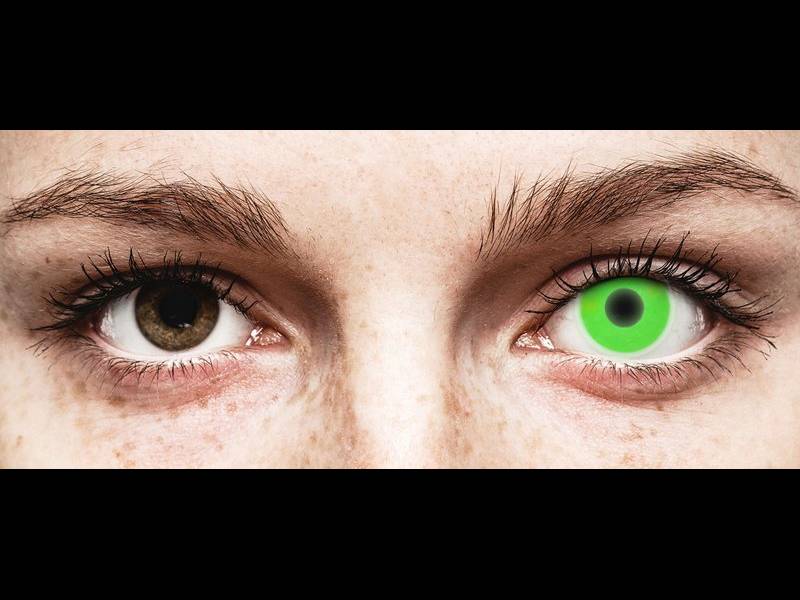 ColourVUE Crazy Glow Green - недіоптричні (2 шт.)