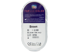 TopVue Color - Brown - діоптричні (2 шт.)