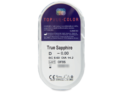TopVue Color - True Sapphire - недіоптричні (2 шт.)