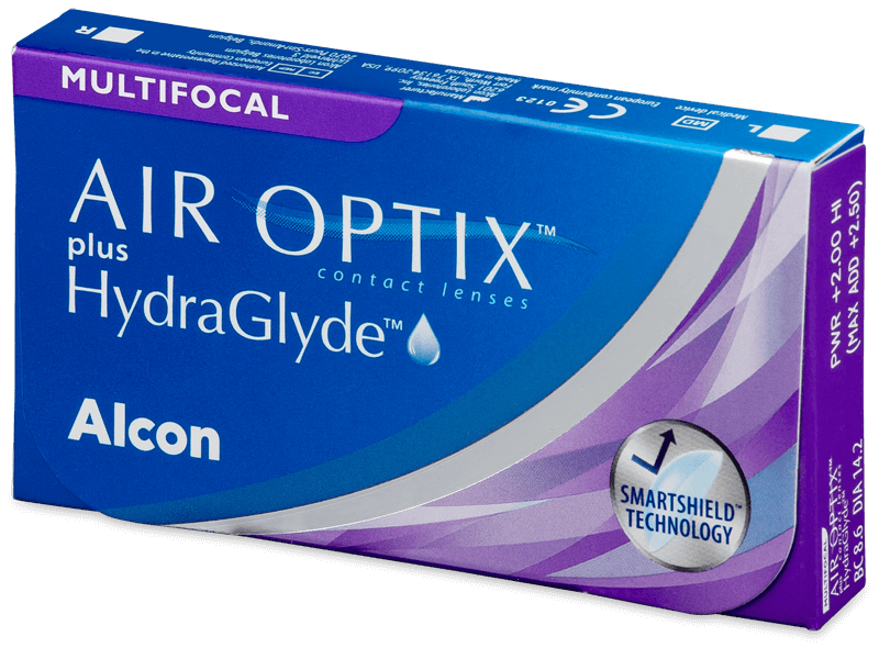 Air Optix plus HydraGlyde Multifocal (3 лінзи)