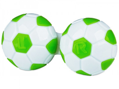 Контейнер для лінз Football - зелений 