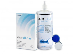 Clear All-Day (6 шт.) + розчин Laim-Care 400 ml
