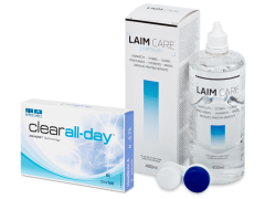 Clear All-Day (6 шт.) + розчин Laim-Care 400 ml