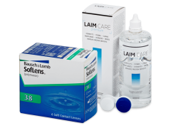 SofLens 38 (6 шт.) + Розчин Laim-Care 400 ml