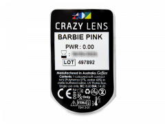 CRAZY LENS - Barbie Pink - Одноденні недіоптричні (2 шт.)