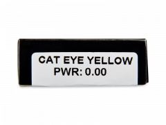 CRAZY LENS - Cat Eye Yellow - Одноденні недіоптричні (2 шт.)