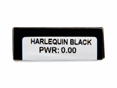 CRAZY LENS - Harlequin Black - Одноденні недіоптричні (2 шт.)