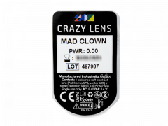 CRAZY LENS - Mad Clown - Одноденні недіоптричні (2 шт.)