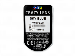 CRAZY LENS - Sky Blue - Одноденні недіоптричні (2 шт.)