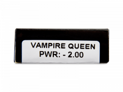 CRAZY LENS - Vampire Queen - Одноденні діоптричні (2 шт.)