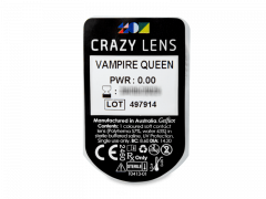 CRAZY LENS - Vampire Queen - Одноденні недіоптричні (2 шт.)