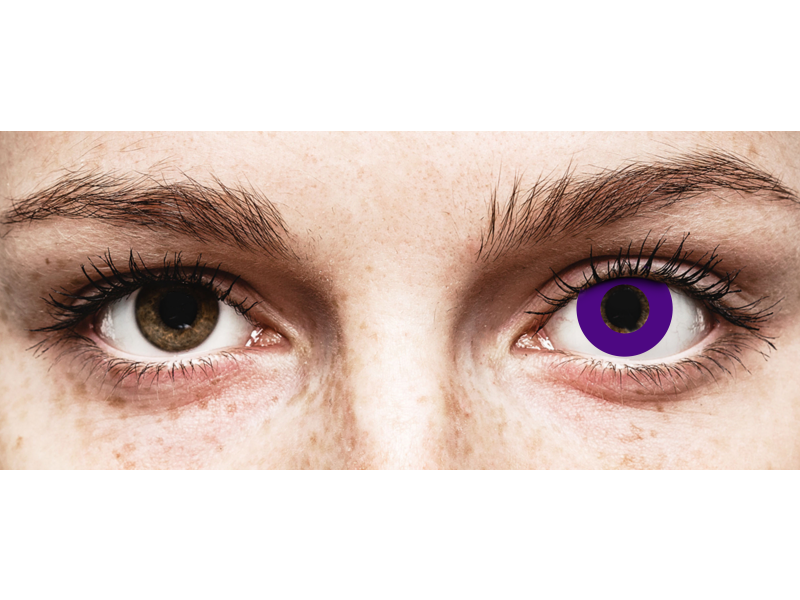 CRAZY LENS - Solid Violet - Одноденні недіоптричні (2 шт.)