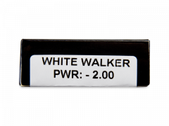 CRAZY LENS - White Walker - Одноденні діоптричні (2 шт.)