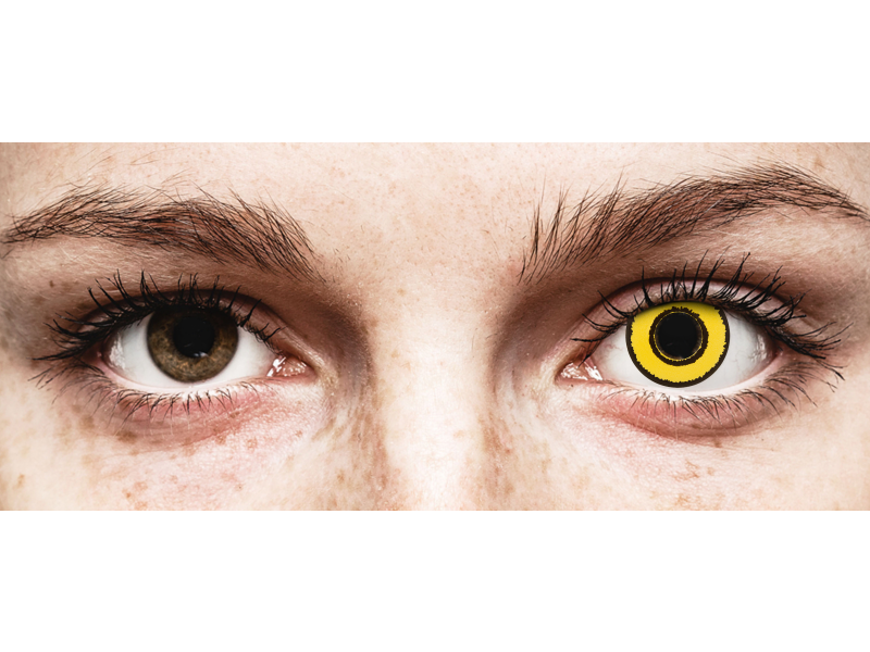 CRAZY LENS - Yellow Twilight - Одноденні недіоптричні (2 шт.)