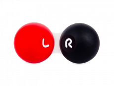 Контейнер для контактних лінз - Червоний & чорний 