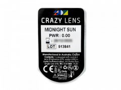 CRAZY LENS - Midnight Sun - Одноденні недіоптричні (2 шт.)
