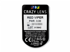 CRAZY LENS - Red Viper - Одноденні недіоптричні (2 шт.)