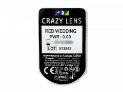 CRAZY LENS - Red Wedding - Одноденні недіоптричні (2 шт.)