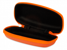 Футляр для окулярів на блискавці дитячий - помаранчевий 