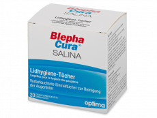 Стерильні серветки для догляду за повіками BlephaCura Salina 20 шт 