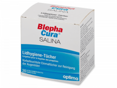 Стерильні серветки для догляду за повіками BlephaCura Salina 20 шт 