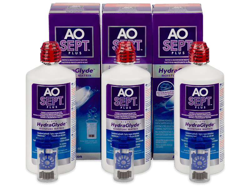 Розчин AO SEPT PLUS HydraGlyde 3 x 360 ml 