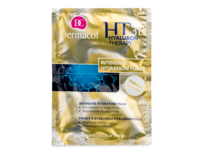 Dermacol зволожуюча та відновлююча маска 3D Hyaluron Therapy 2x 8 g 