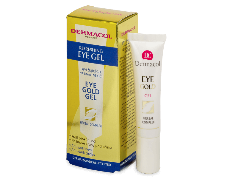 Dermacol гель для втомлених очей Eye Gold 15 ml 