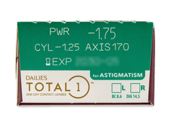 Dailies TOTAL1 for Astigmatism (30 лінз)